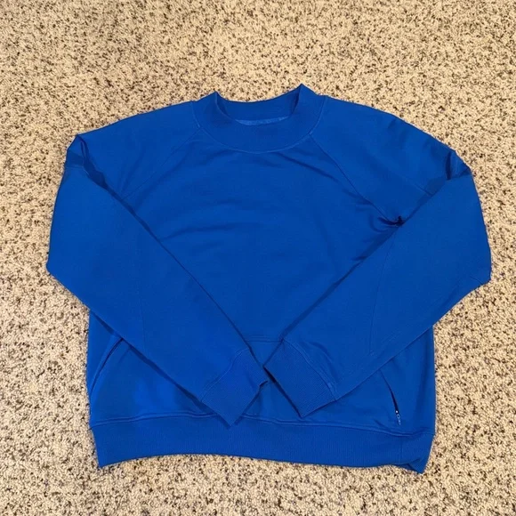 Lululemon City Sweat Crew Color: Wild Bluebell - Picture 4 of 8